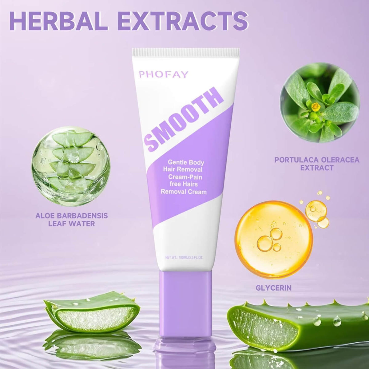 Gentle Hair Removal Cream for Skin